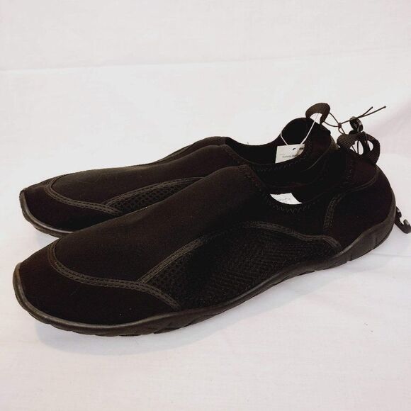 Wave Zone Water Shoe/Sock Rambler Black-Black Mesh Slip-On Men's 10 M - Picture 5 of 12